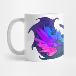 Bisexual Pride Flag Crystal Dragon Mug